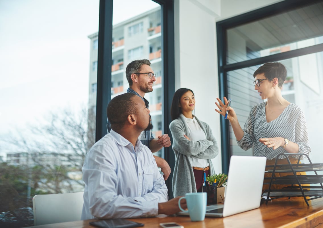 technical and ai team discussing roles