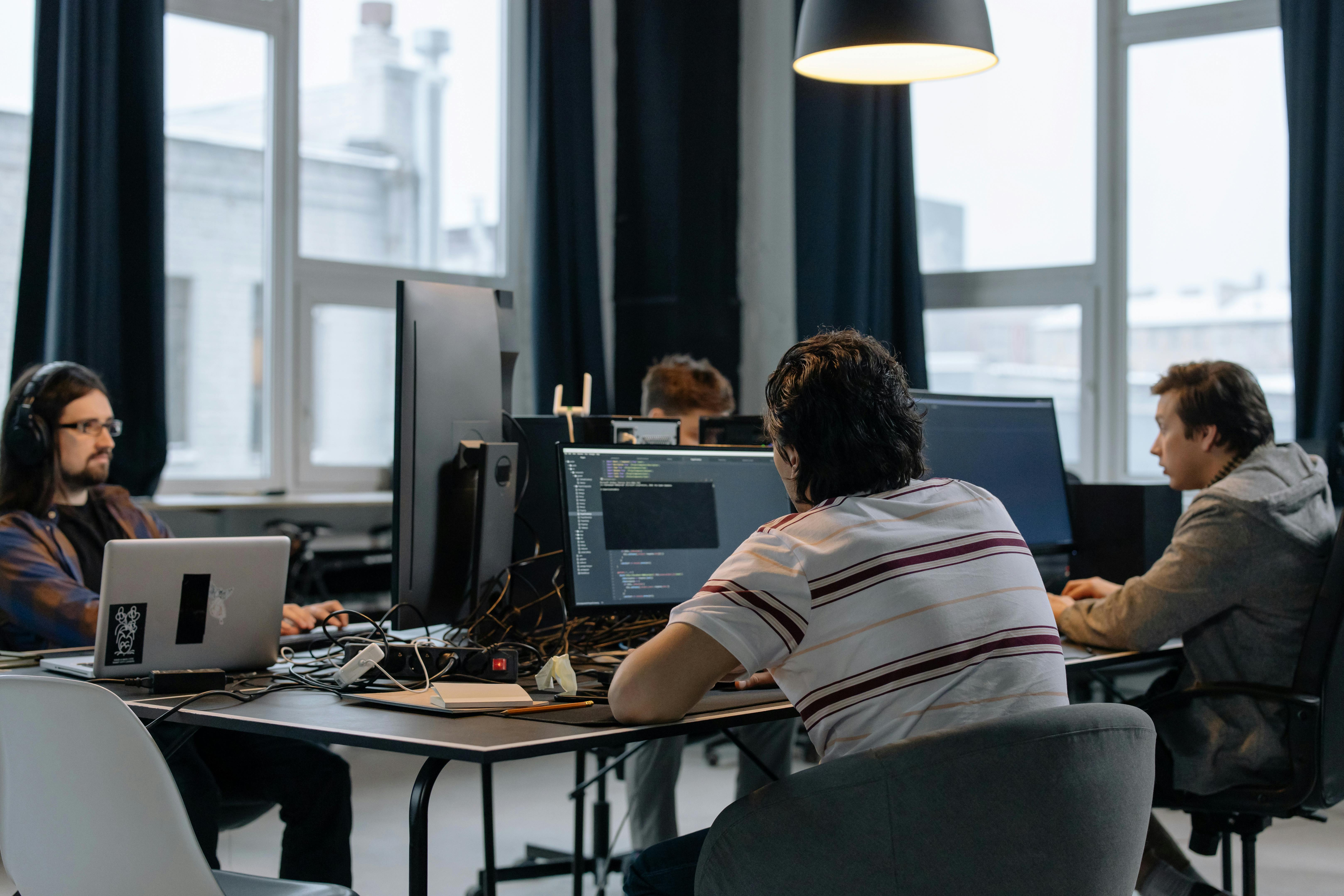 software engineers working in an office